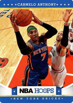 2012-13 Hoops Taco Bell #12 Carmelo Anthony Front