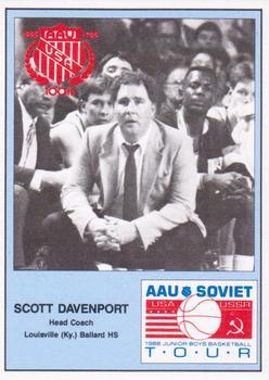 1988 Wildcat News AAU Soviet Tour - Perforated #2 Scott Davenport Front