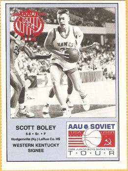 1988 Wildcat News AAU Soviet Tour - Perforated #6 Scott Boley Front