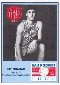 1988 Wildcat News AAU Soviet Tour - Perforated #10 Pat Graham Front