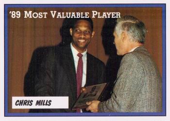 1988-89 Kentucky Wildcats Big Blue Awards - Perforated #2 Chris Mills Front