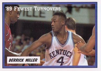1988-89 Kentucky Wildcats Big Blue Awards - Perforated #5 Derrick Miller Front
