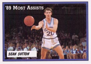 1988-89 Kentucky Wildcats Big Blue Awards - Perforated #8 Sean Sutton Front