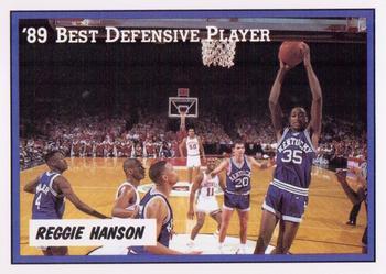 1988-89 Kentucky Wildcats Big Blue Awards - Perforated #11 Reggie Hanson Front
