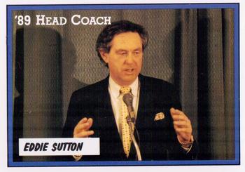 1988-89 Kentucky Wildcats Big Blue Awards - Perforated #17 Eddie Sutton Front