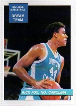 1990-91 Kentucky Wildcats Big Blue Magazine Dream Team/Award Winners - Perforated #22 Rick Fox Front