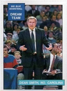 1990-91 Kentucky Wildcats Big Blue Magazine Dream Team/Award Winners - Perforated #25 Dean Smith Front