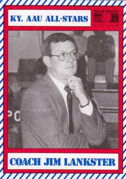 1990 Kentucky AAU Soviets #3 Jim Lankster Front