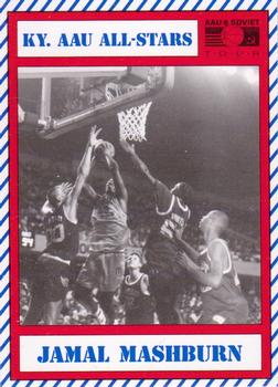 1990 Kentucky AAU Soviets #10 Jamal Mashburn Front