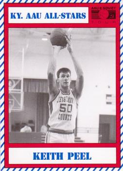1990 Kentucky AAU Soviets #13 Keith Peel Front