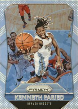 2015-16 Panini Prizm - Silver Prizms #93 Kenneth Faried Front
