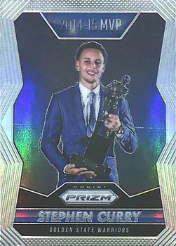 2015-16 Panini Prizm - Silver Prizms #400 Stephen Curry Front