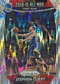 2015-16 Panini Prizm - Flash Prizms #377 Stephen Curry Front