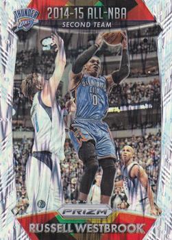 2015-16 Panini Prizm - Flash Prizms #382 Russell Westbrook Front