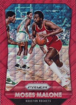 2015-16 Panini Prizm - Ruby Wave Prizms #260 Moses Malone Front