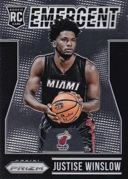 2015-16 Panini Prizm - Emergent #4 Justise Winslow Front