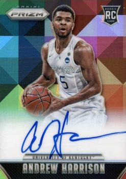 2015-16 Panini Prizm - Rookie Signatures Prizms #RS-ANH Andrew Harrison Front