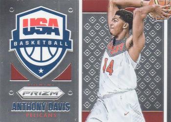 2015-16 Panini Prizm - USA Basketball #8 Anthony Davis Front