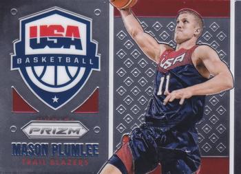 2015-16 Panini Prizm - USA Basketball #14 Mason Plumlee Front
