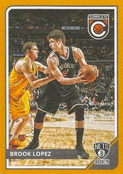 2015-16 Panini Complete - Gold #122 Brook Lopez Front