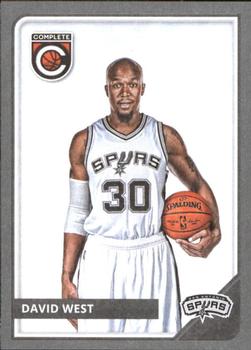 2015-16 Panini Complete - Silver #22 David West Front