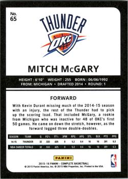 2015-16 Panini Complete - Silver #65 Mitch McGary Back