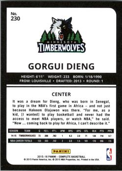 2015-16 Panini Complete - Silver #230 Gorgui Dieng Back