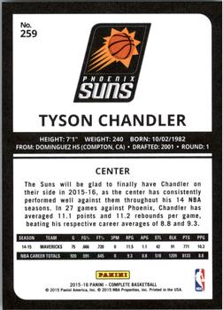 2015-16 Panini Complete - Silver #259 Tyson Chandler Back