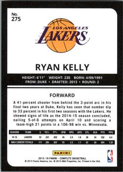 2015-16 Panini Complete - Silver #275 Ryan Kelly Back