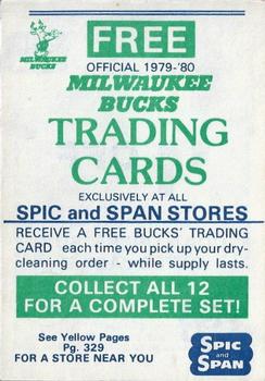 1979-80 Spic and Span Milwaukee Bucks #NNO Spic and Span Coupon Front