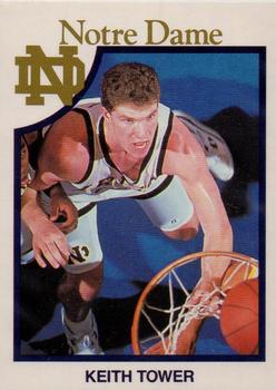 1990-91 Notre Dame Fighting Irish #7 Keith Tower Front