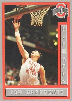 1991-92 Ohio State Buckeyes #NNO Tom Brandewie Front