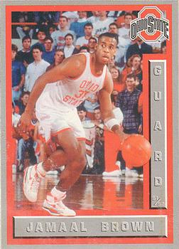 1991-92 Ohio State Buckeyes #NNO Jamaal Brown Front