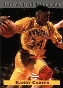 1992-93 Minnesota Golden Gophers #4 Randy Carter Front