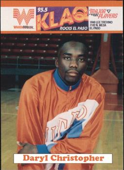1992-93 UTEP Miners #7 Daryl Christopher Front
