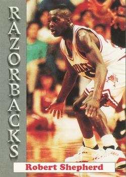 1992-93 Arkansas Razorbacks #10 Robert Shepherd Front
