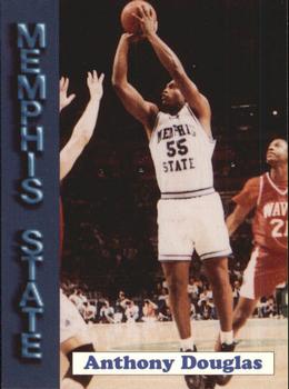 1992-93 Memphis State Tigers #3 Anthony Douglas Front