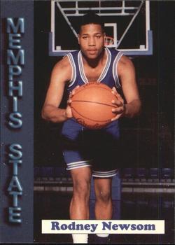 1992-93 Memphis State Tigers #12 Rodney Newsom Front