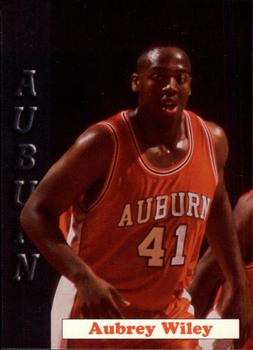 1992-93 Auburn Tigers #2 Aubrey Wiley Front