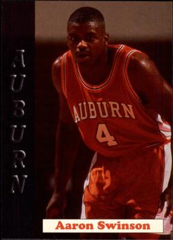 1992-93 Auburn Tigers #4 Aaron Swinson Front