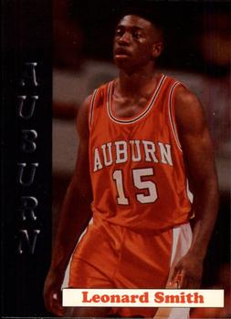 1992-93 Auburn Tigers #8 Leonard Smith Front
