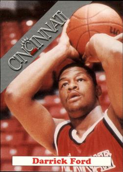 1992-93 Cincinnati Bearcats #5 Darrick Ford Front