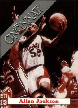 1992-93 Cincinnati Bearcats #10 Allen Jackson Front