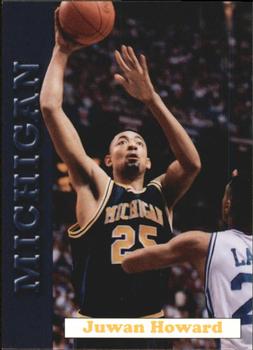 1992-93 Michigan Wolverines #3 Juwan Howard Front
