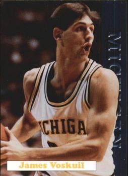 1992-93 Michigan Wolverines #7 James Voskuil Front