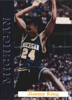 1992-93 Michigan Wolverines #10 Jimmy King Front