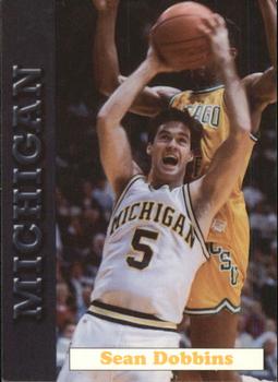 1992-93 Michigan Wolverines #15 Sean Dobbins Front