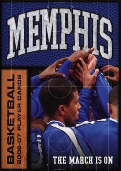 2006-07 Memphis Tigers #NNO Cover Card Front