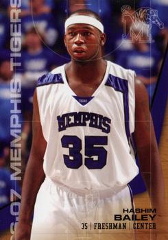 2006-07 Memphis Tigers #NNO Hashim Bailey Front