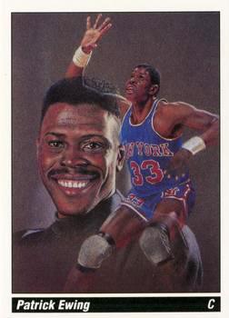 1990 Austin Cards NBA Paintings (unlicensed) #5 Patrick Ewing Front